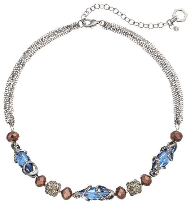 Vera Wang Kohls Multi Layered Statement Beads Chain Necklace