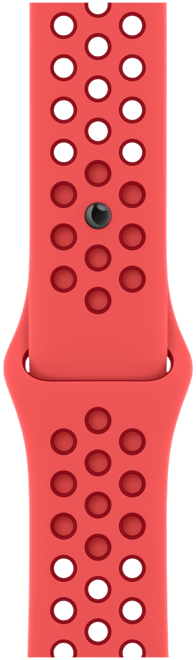 45mm Bright Crimson/Gym Red Nike Sport Band - S/M