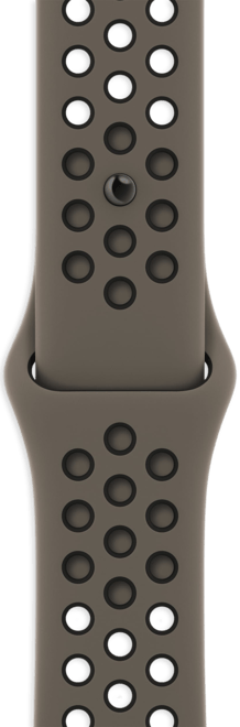 41mm Olive Gray/Black Nike Sport Band - M/L