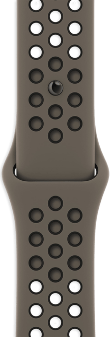 41mm Olive Gray/Black Nike Sport Band - M/L