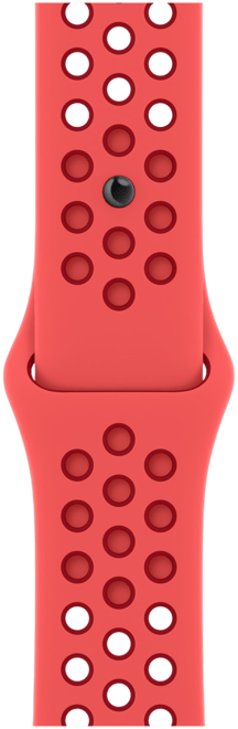 41mm Bright Crimson/Gym Red Nike Sport Band - M/L