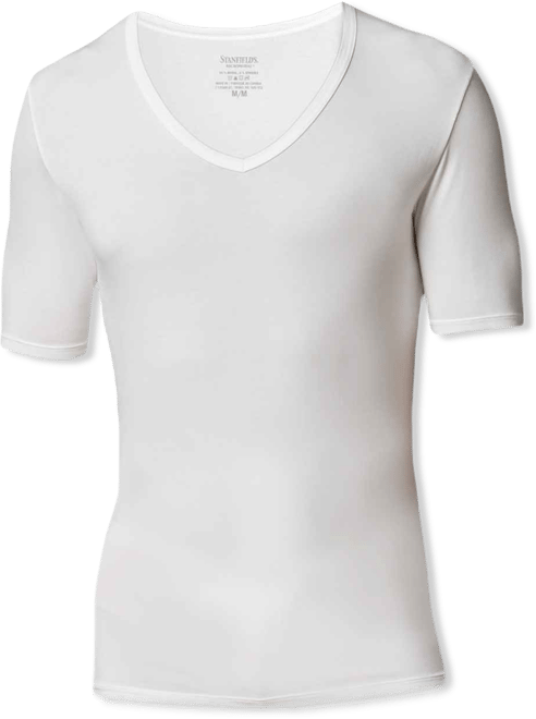 Men's Invisible Deep V-Neck Undershirt