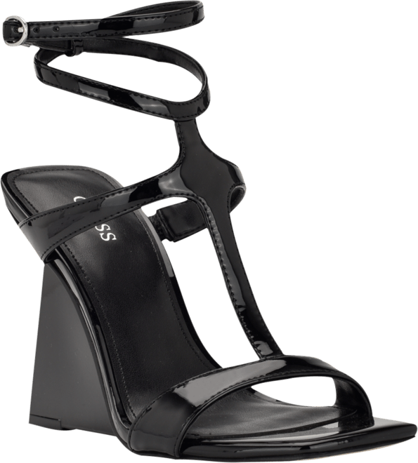 GUESS Women s Bacio Wedge Dress Sandals Macy s
