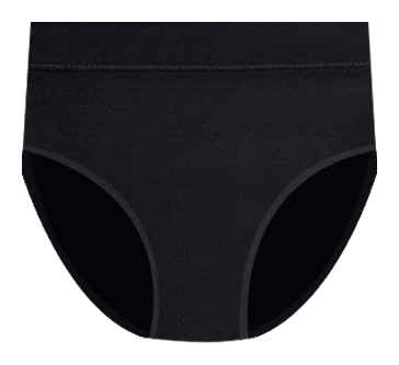 Cheek Boss Womens XL Solid Black Seamless Underwear 21254796