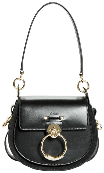 Chloe tess discount bag black raisin