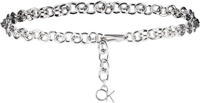 Inc Metal Chain Belt, Created for Macy's - Silver