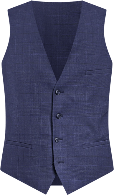 Men's Slim-Fit Wool Suit Vest, Created for Macy's
