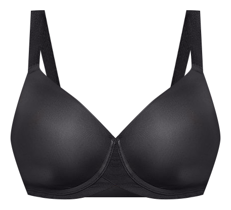 Paramour by Felina | Marvelous Side Smoothing T-Shirt Bra 2-Pack (Black,  42D)