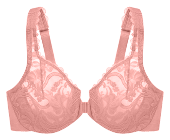 Lemorosy Women'S Full Figure plus Size Unpadded Front Closure Lace Rac –  KYLIE MAX