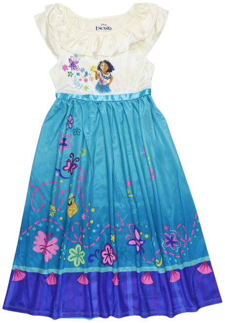 Disney's Encanto Mirabel Girls 4-8 Encanto Garden Fantasy Gown Nightgown