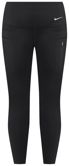 Nike Go Women's Firm-Support Mid-Rise Cropped Leggings with Pockets.