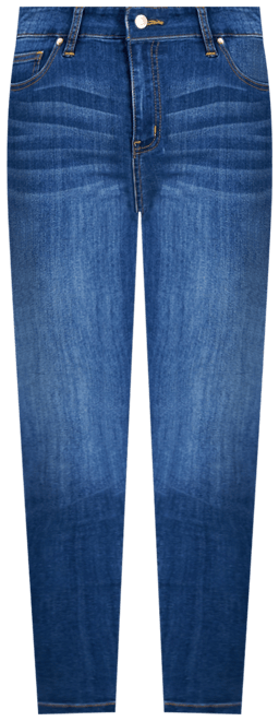 Juniors' Curvy Mid-Rise Skinny Ankle Jeans