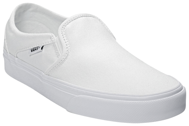 Vans white slip ons on sale kohls