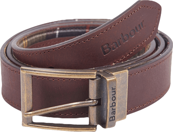 Men's Reversible Tartan to Leather Belt