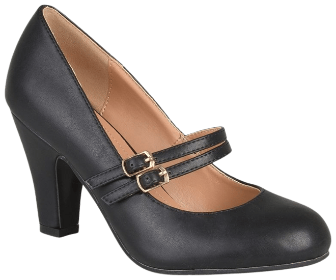 Journee Collection Windy Women's Matte Mary Jane High Heels