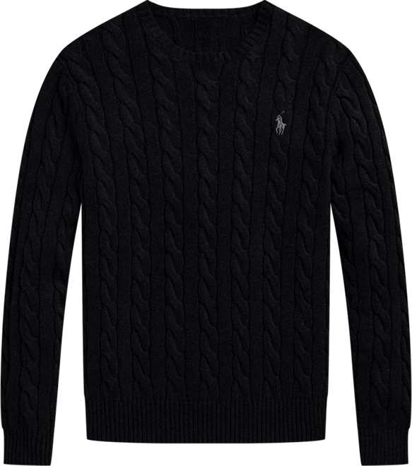 Men's Wool-Cashmere Cable-Knit Sweater