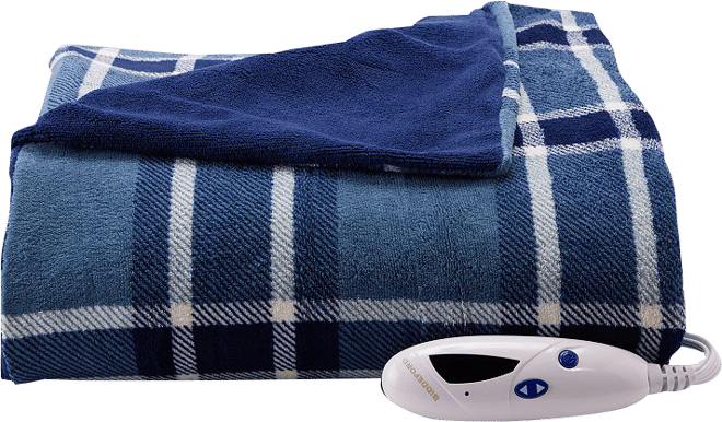 Biddeford Electric Heated Microplush Throw Blanket