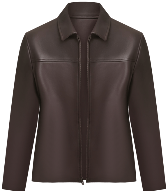 Cole Haan Zip Front Leather Jacket Bloomingdale s