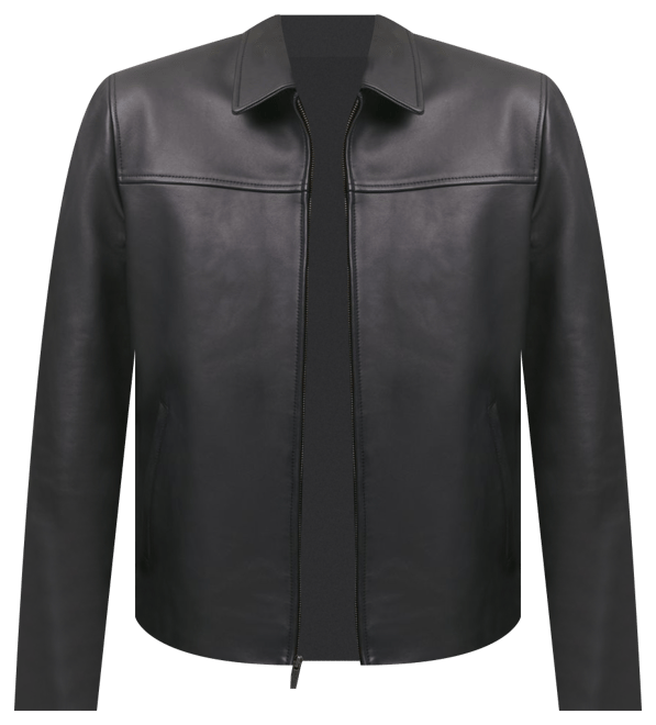 Cole Haan Zip Front Leather Jacket | Bloomingdale's