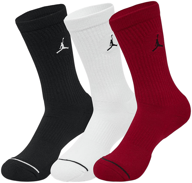 Men s Jordan Everyday Crew Socks 3 Pack JD Sports