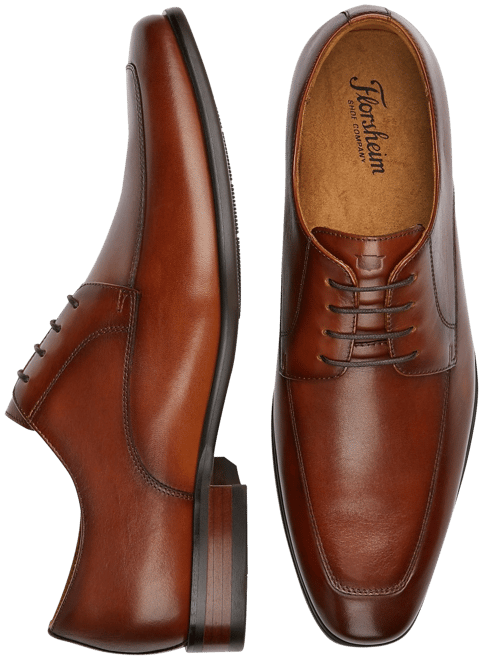 Florsheim Kierland Lace-Up Moc Toe Oxfords, Cognac - Men's Sale | Men's  Wearhouse