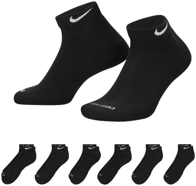 Nike Everyday Plus Cushioned Training Low Socks (6 Pairs)