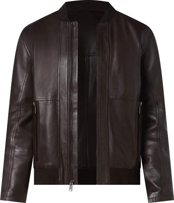 Men's MacNeil Smooth Leather Bomber Jacket