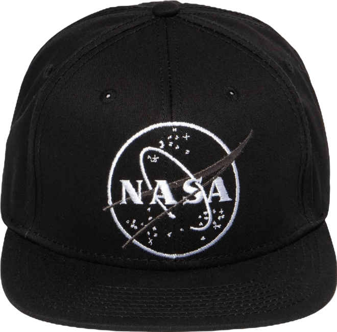 Men's Circle Logo Flat Bill Baseball Adjustable Cap