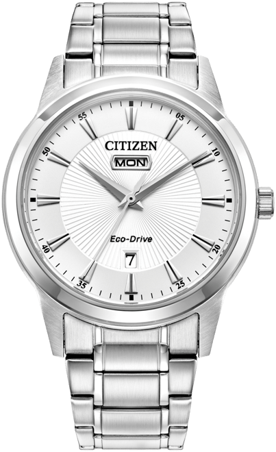 Citizen Eco-Drive Men's Classic Stainless Steel Bracelet Watch 40mm - Macy's