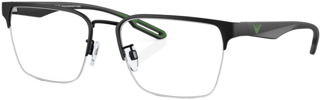 Men's Square Eyeglasses, EA113756-o