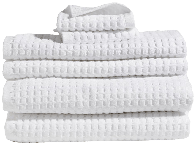 Dkny Quick Dry 6 Pieces Towel Set - Denim