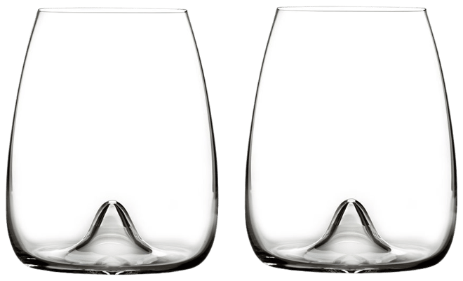 Waterford Crystal Elegance Stemless Wine Glass, Pair