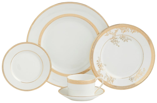 Wedgwood Vera Lace Gold Dinnerware Collection | Bloomingdale's