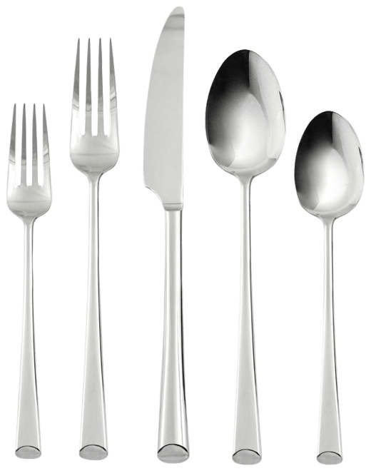 20pc Squared Straight Flatware Set Black - Room Essentials™ : Target