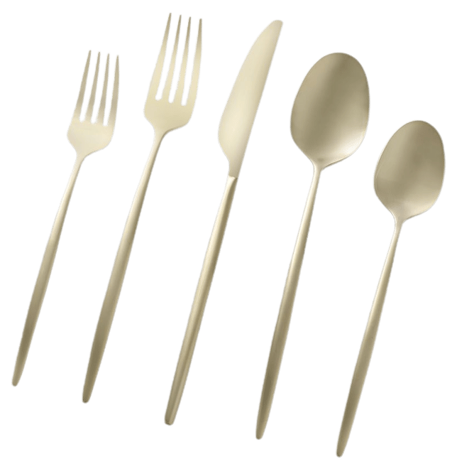 Cambridge Silversmiths Gaze Champagne Satin 20-Piece Flatware Set