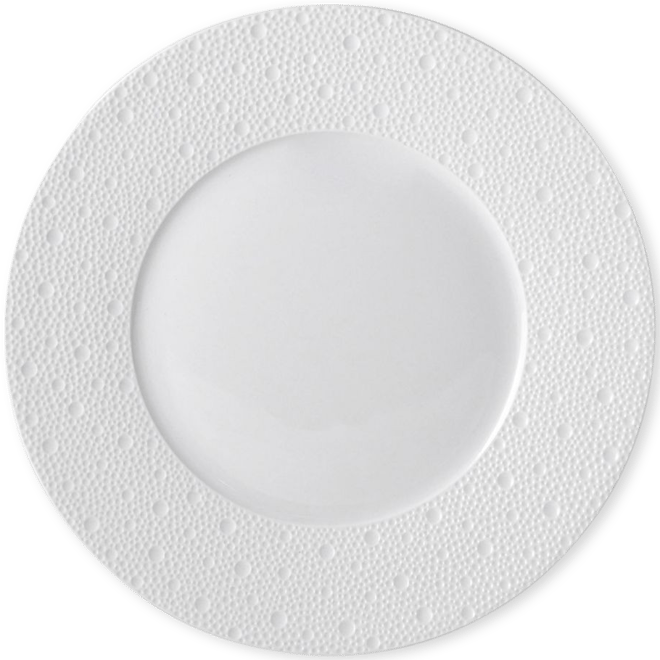 Bernardaud Ecume White Dinner Plate Bloomingdale s