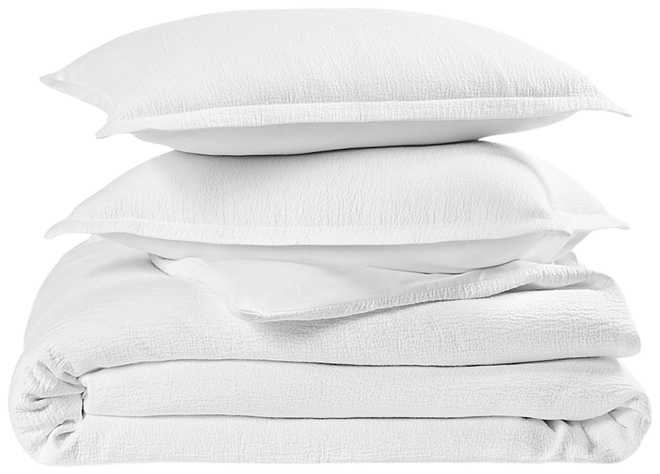 Sky 500TC Sateen Wrinkle-Resistant Sheet Set, Queen - 100% Exclusive - Ivory