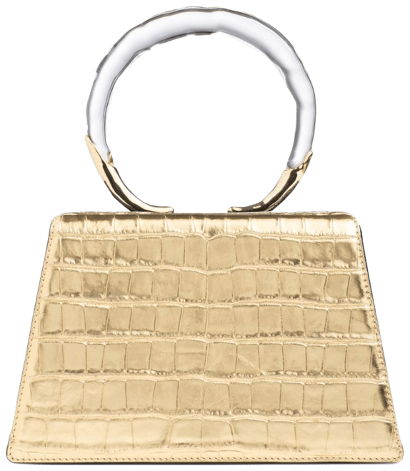 Lucite Quad Handbag - Black Croc – ALEXIS BITTAR