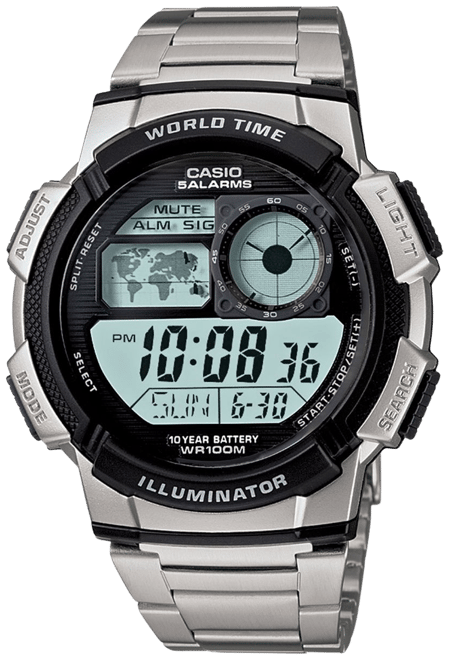 AE1500WHX-1AV | Illuminator Black Digital Watch | CASIO