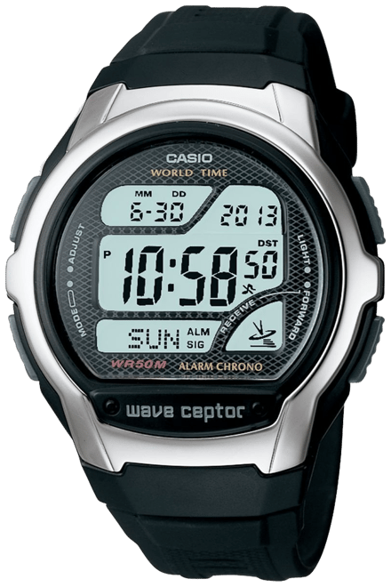 Casio Men's Wave Ceptor Atomic Digital Chronograph Watch - WV58A-1AV