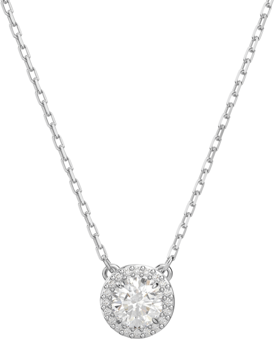 Silver-Tone Constella Crystal Pendant Necklace, 14-7/8" + 3" extender