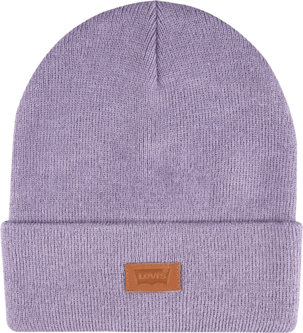 Levi's Levi's All Season Comfy Leather Logo Patch Hero Beanie - Macy's