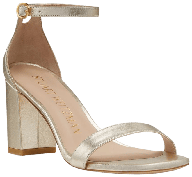 Stuart weitzman partly store block heel sandals