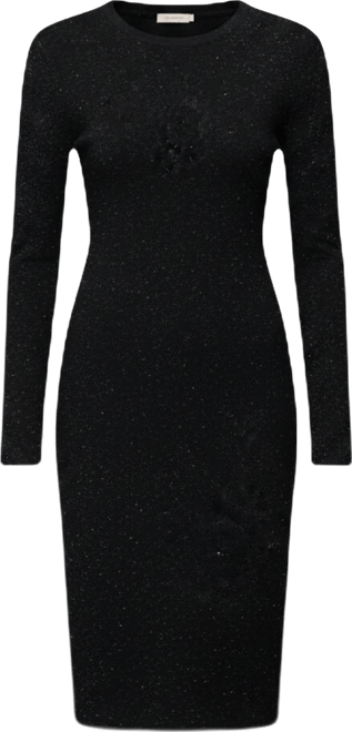 ribbed knitted midi dress Latte Halter Neck Bodycon Ribbed Knit Midi Dress main image 1