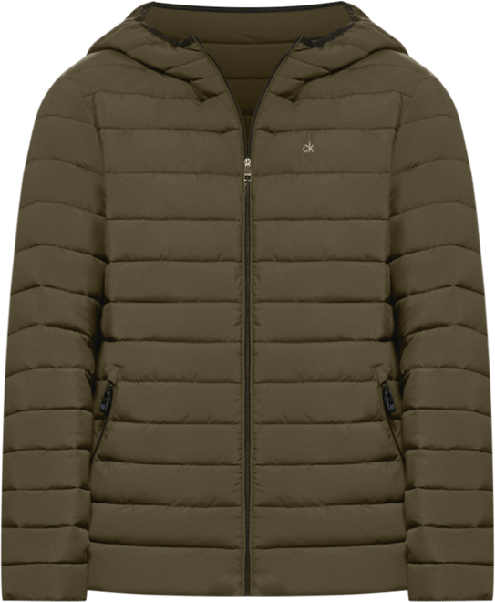 Men's Hooded & Quilted Packable Jacket