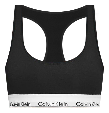 NWT Calvin Klein QP1578 Logo Wireless Stretch Cotton, Bralette, Burgundy  (607)