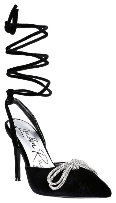 Velvet lace up heels sales