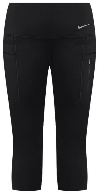 Nike Go Women's High-Waisted Cropped Leggings with Pockets