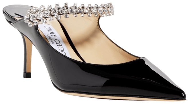 Jimmy Choo Women's Bing 65 Embellished High Heel Mules