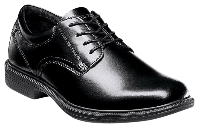 Nunn Bush Men's Baker Street Plain Toe Oxford Black 10 M